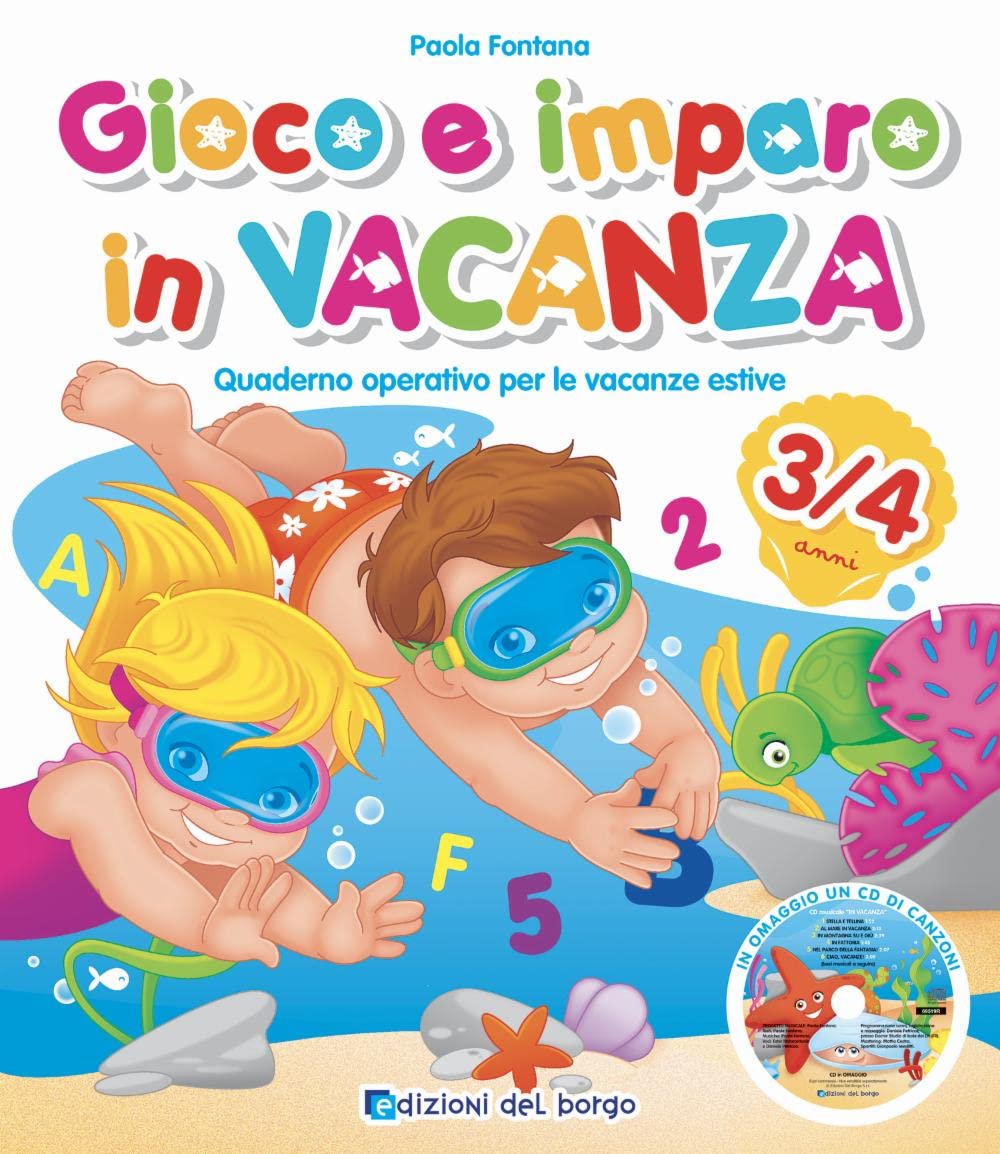 Gioco e imparo in vacanza (3-4 anni). Quaderno operativo per le vacanze estive. Con CD-Audio Tiptoi & Games
