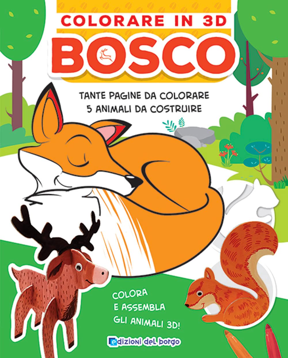 Bosco. Colorare in 3d. Ediz. a Colori Tiptoi & Games