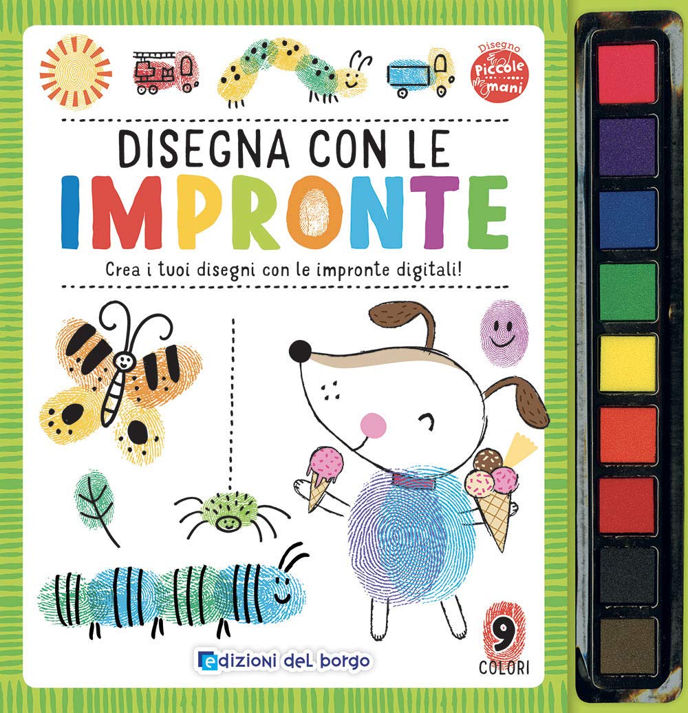Disegna con le impronte. Crea i tuoi disegni con le impronte digitali. Ediz. a colori. Con gadget (Piccole mani) Tiptoi & Games