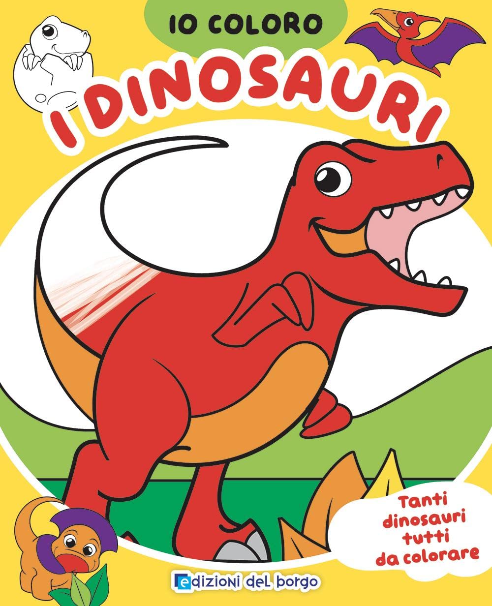 Dinosauri. Io coloro. Ediz. a colori Non-fiction