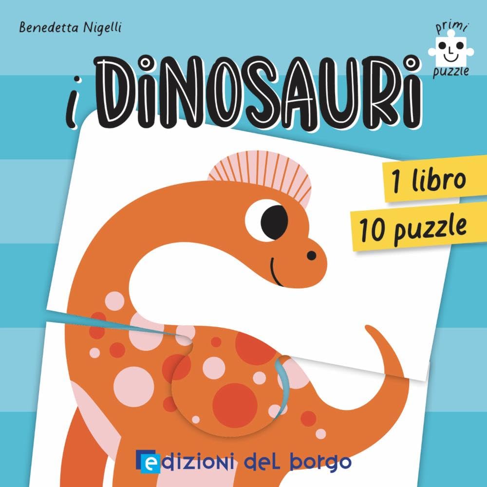 I dinosauri. Primi puzzle. Ediz. a colori. Con 10 puzzle book