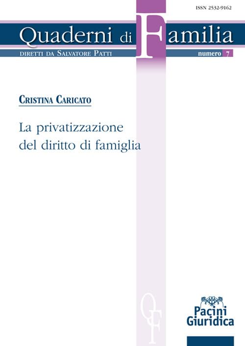 La privatizzazione del diritto di famiglia book