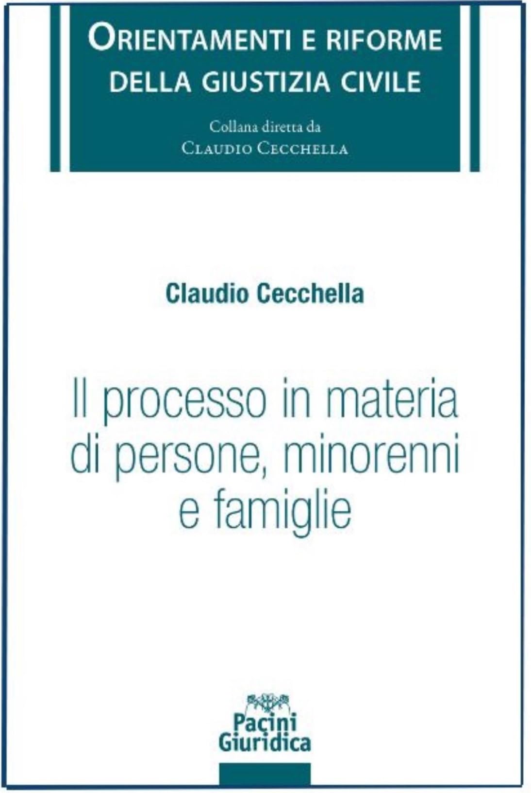 Il processo in materia di persone minorenni e famiglie book