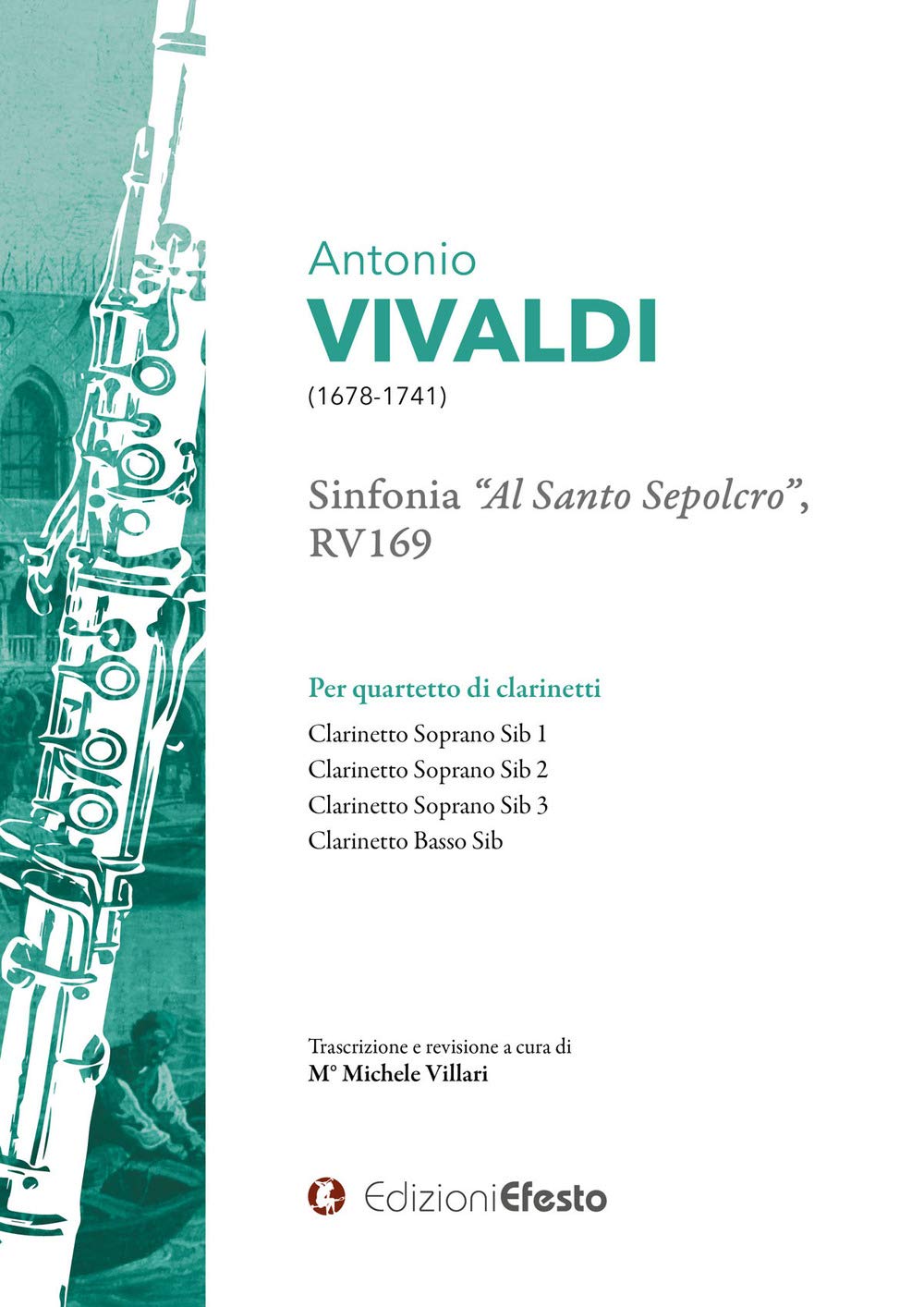 Antonio Vivaldi Sinfonia «Al santo sepolcro», , RV169 Per quartetto di clarinetti (Seikilos) Arts & Music