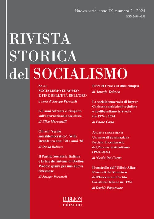 Rivista storica del socialismo (2024) (Vol. 2) book