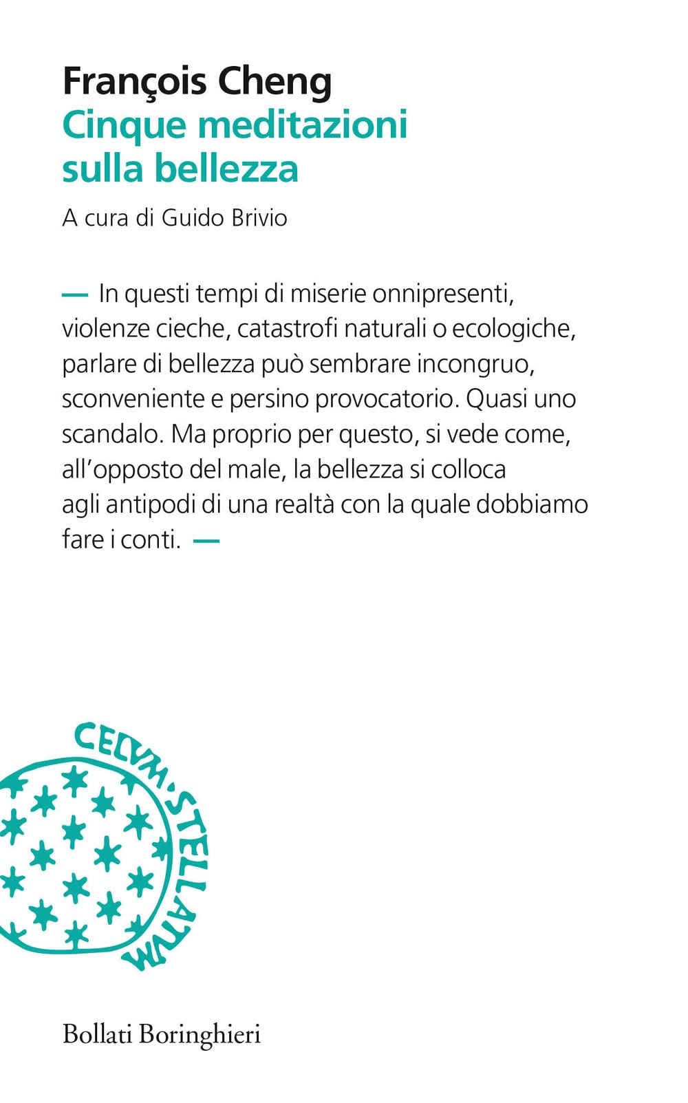 Cinque meditazioni sulla bellezza book