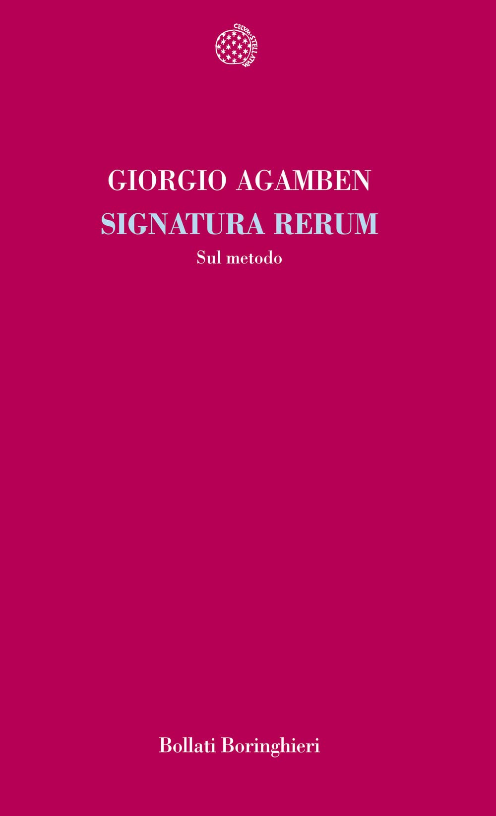Signatura rerum. Sul metodo Philosophy