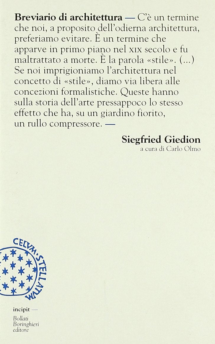 Breviario di architettura. Ediz. illustrata (Incipit) Social Sciences