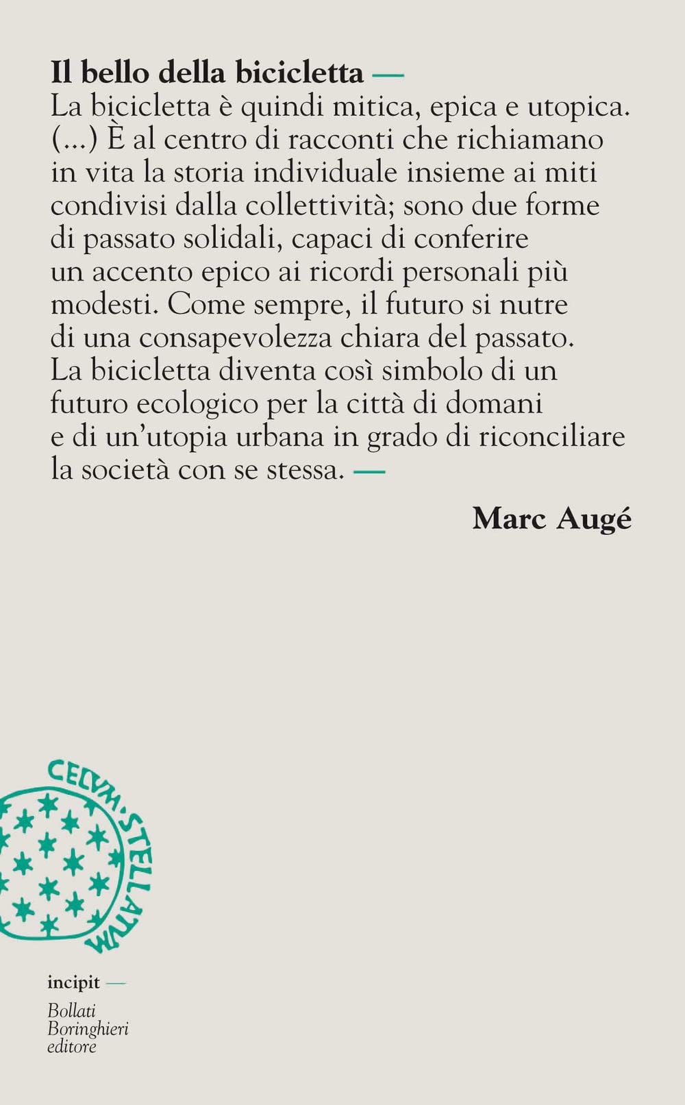Il bello della bicicletta (Incipit) Books