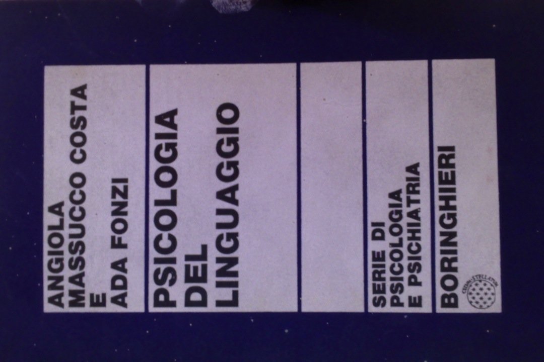 Psicologia del linguaggio book