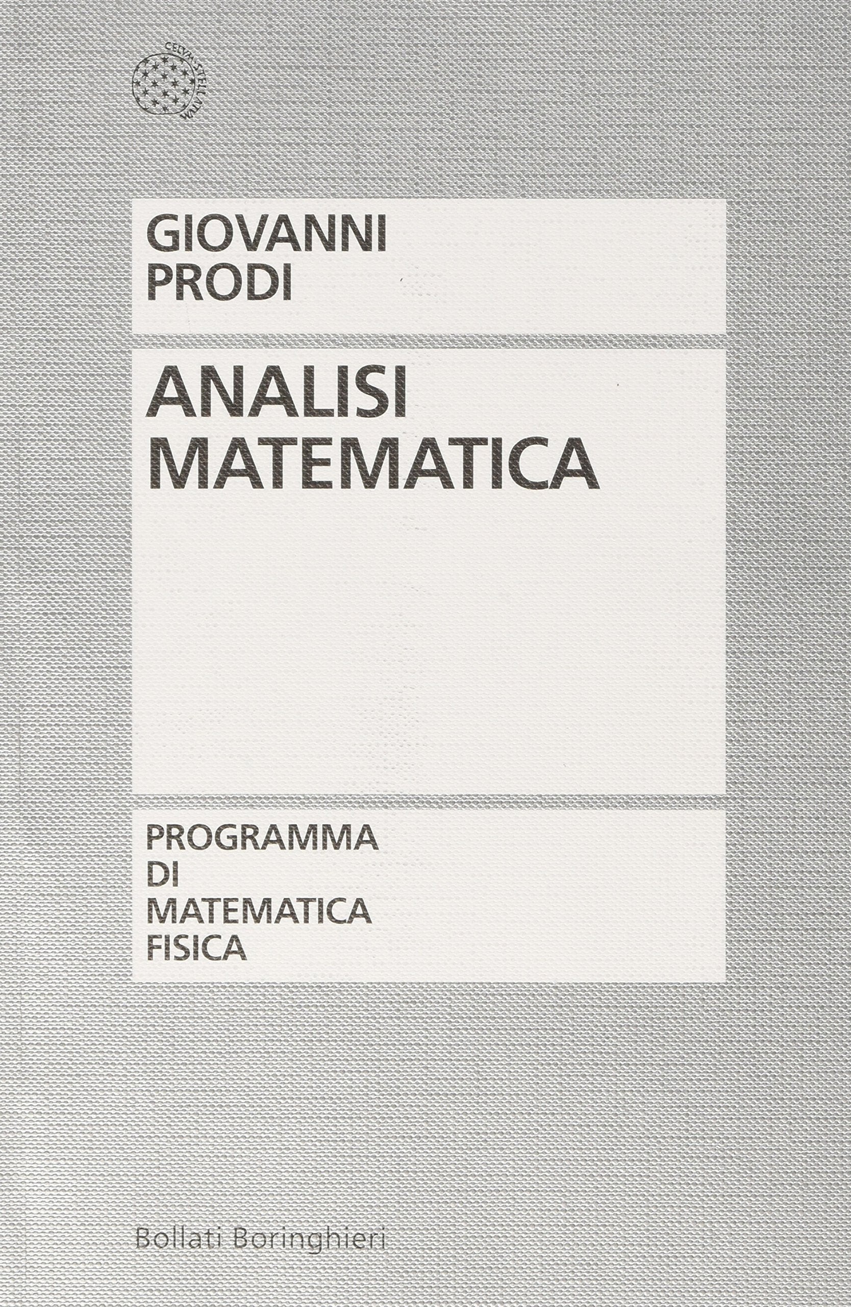 Analisi matematica (Programma di mat. fisica elettronica) Mathematics