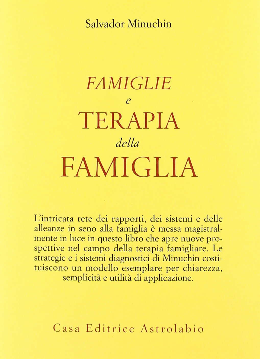 Famiglie e terapia della famiglia book