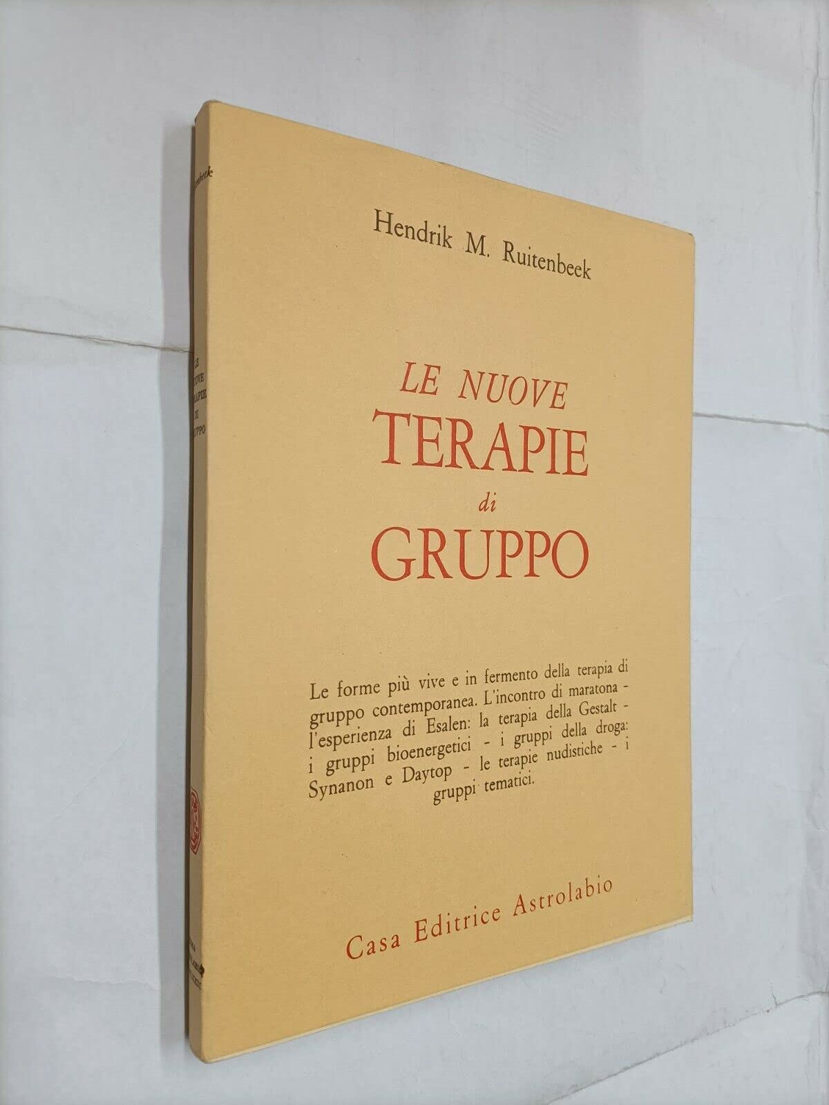 Le nuove terapie di gruppo book