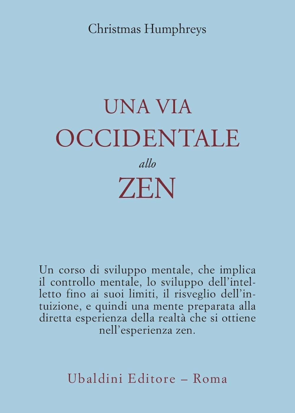 Una via occidentale allo zen book