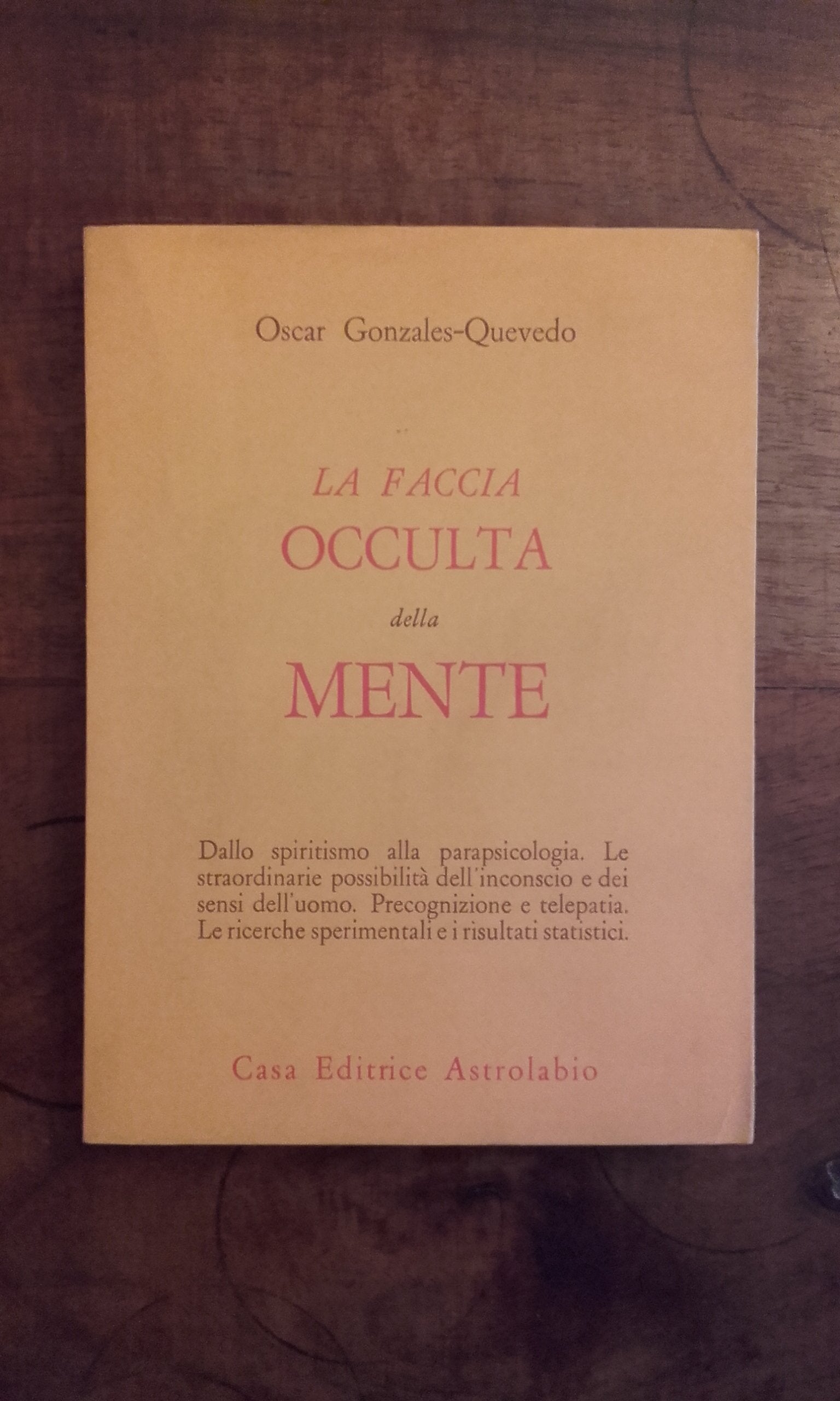 La faccia occulta della mente book