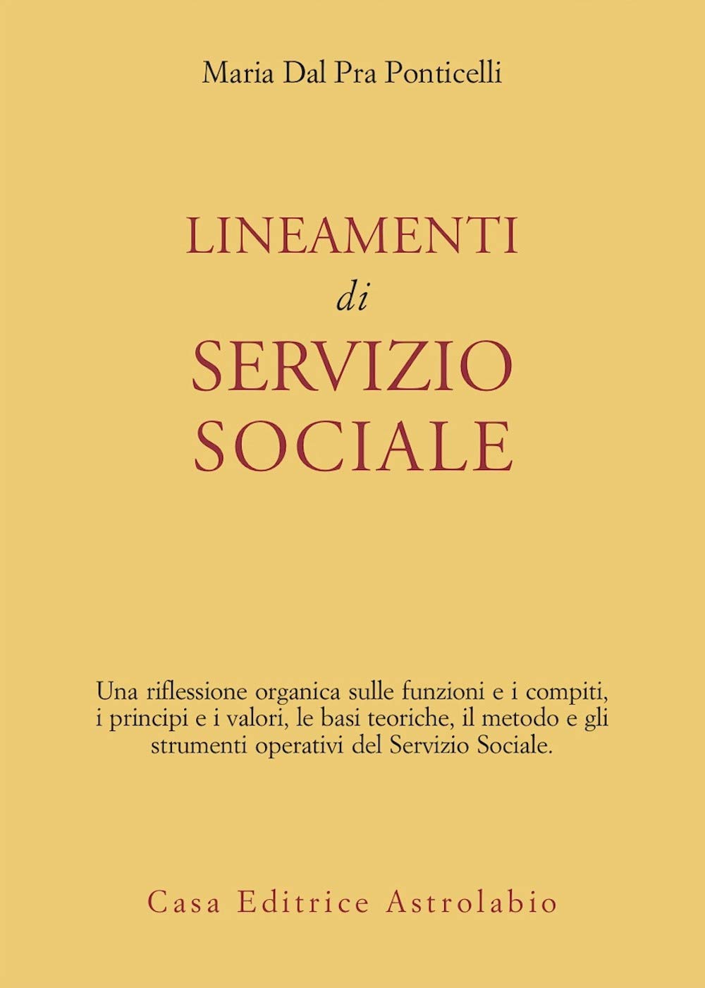 Lineamenti di servizio sociale (Il servizio sociale) Social Sciences