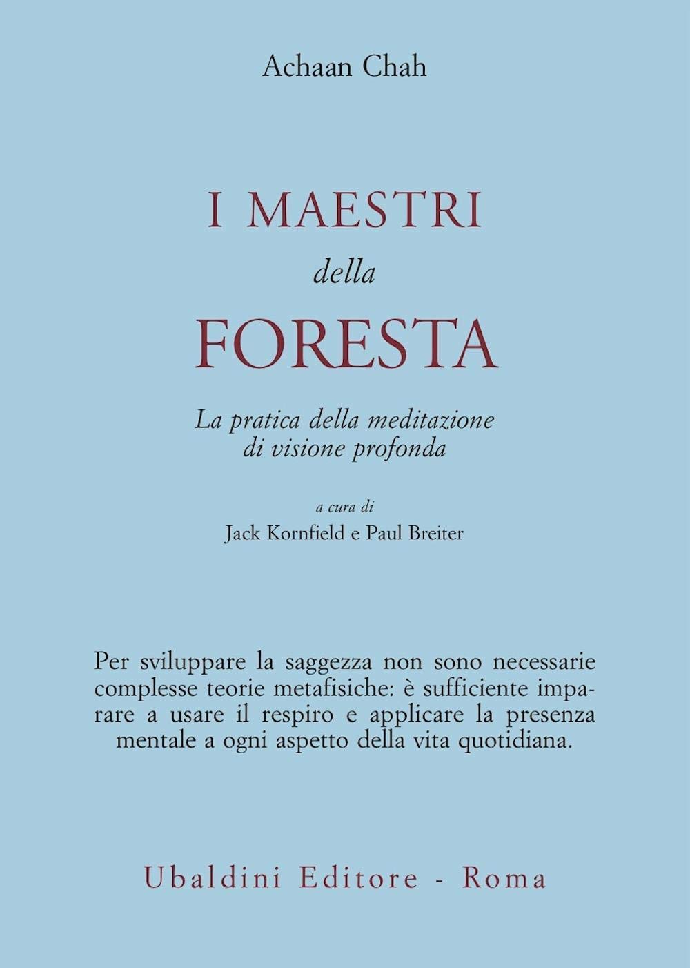 I maestri della foresta. La pratica della meditazione di visione profonda (Civiltà dell'Oriente) Religion & Esotericism