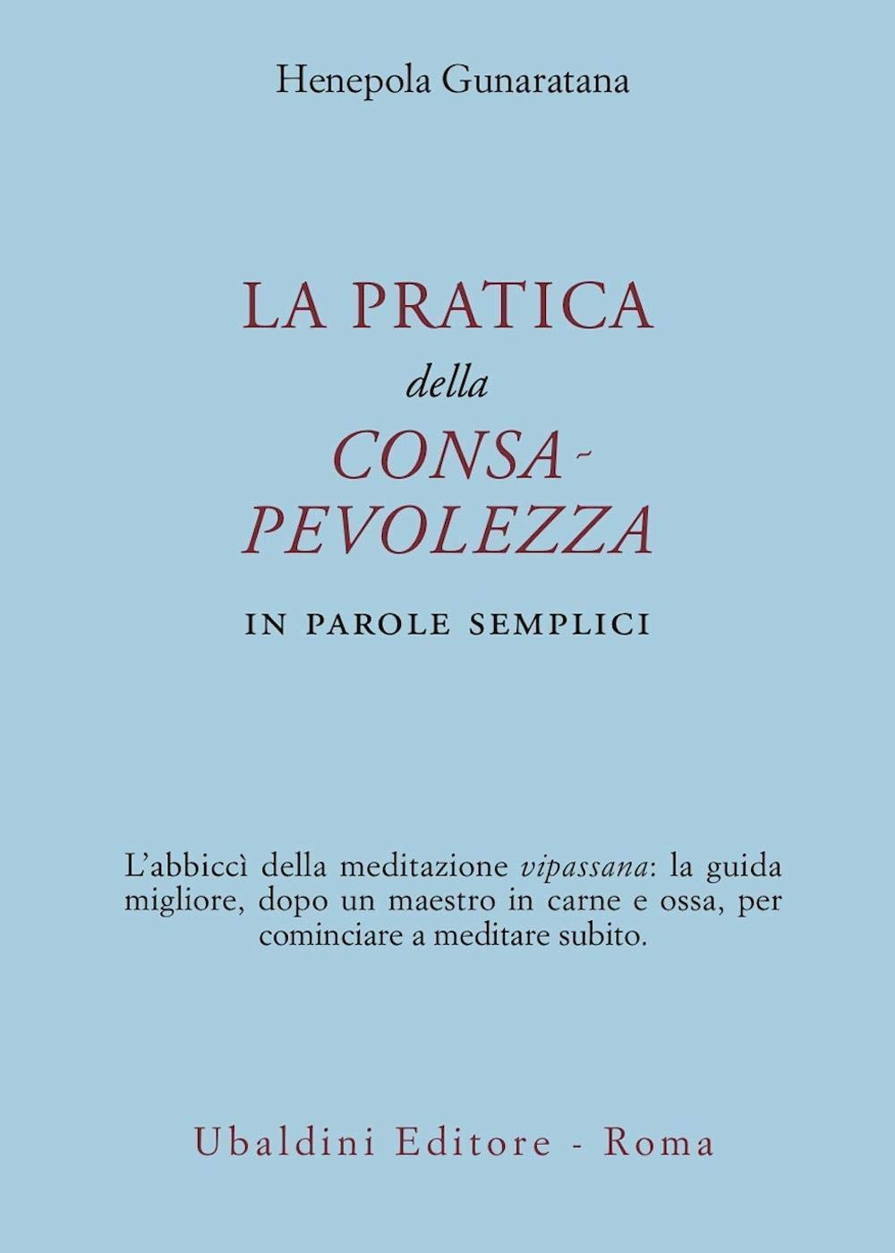La pratica della consapevolezza. In parole semplici book