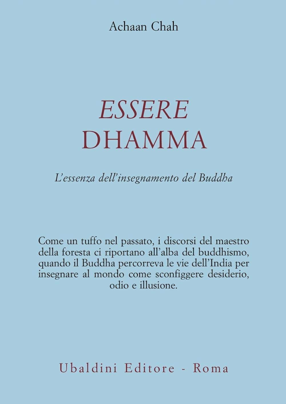 Essere dhamma. L'essenza dell'insegnamento del Buddha (Civiltà dell'Oriente) Religion & Esotericism