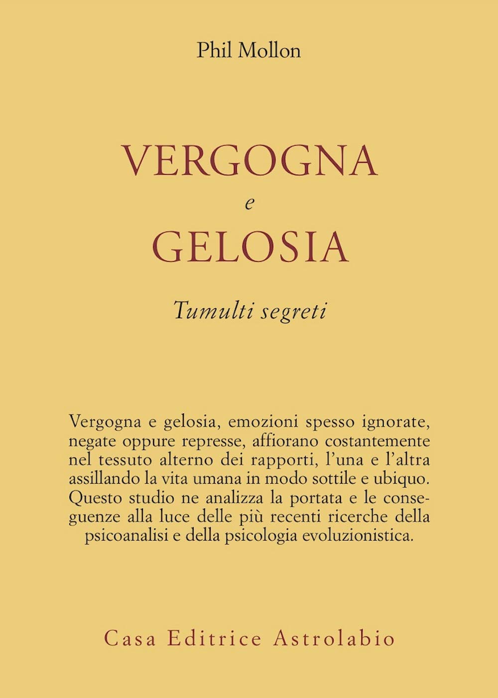 Vergogna e gelosia. Tumulti segreti book