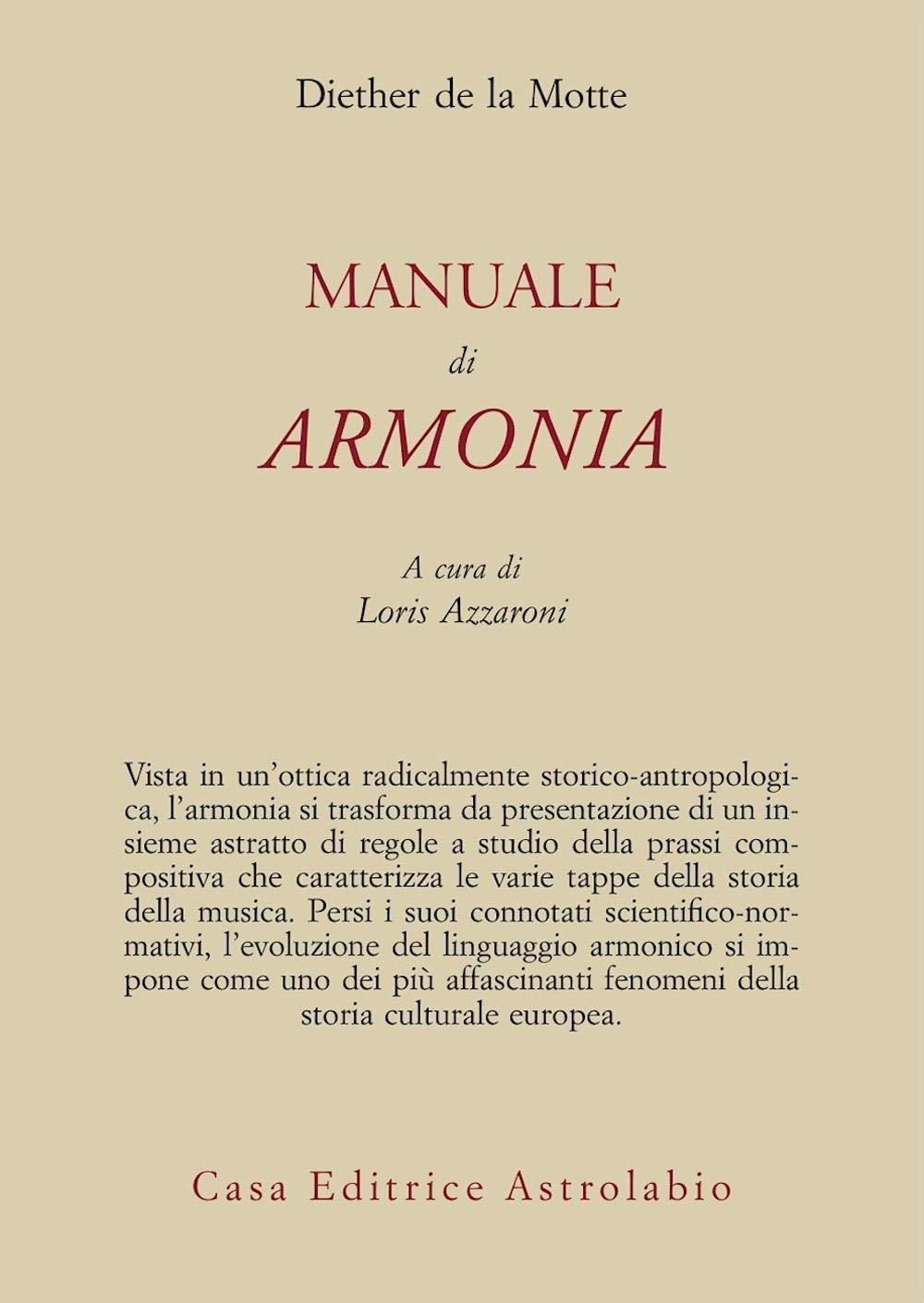 Manuale di armonia (Adagio) Arts & Music