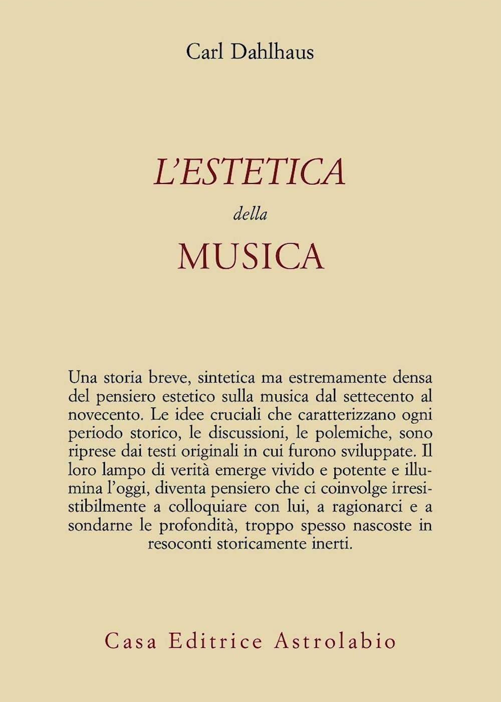 L'estetica della musica book