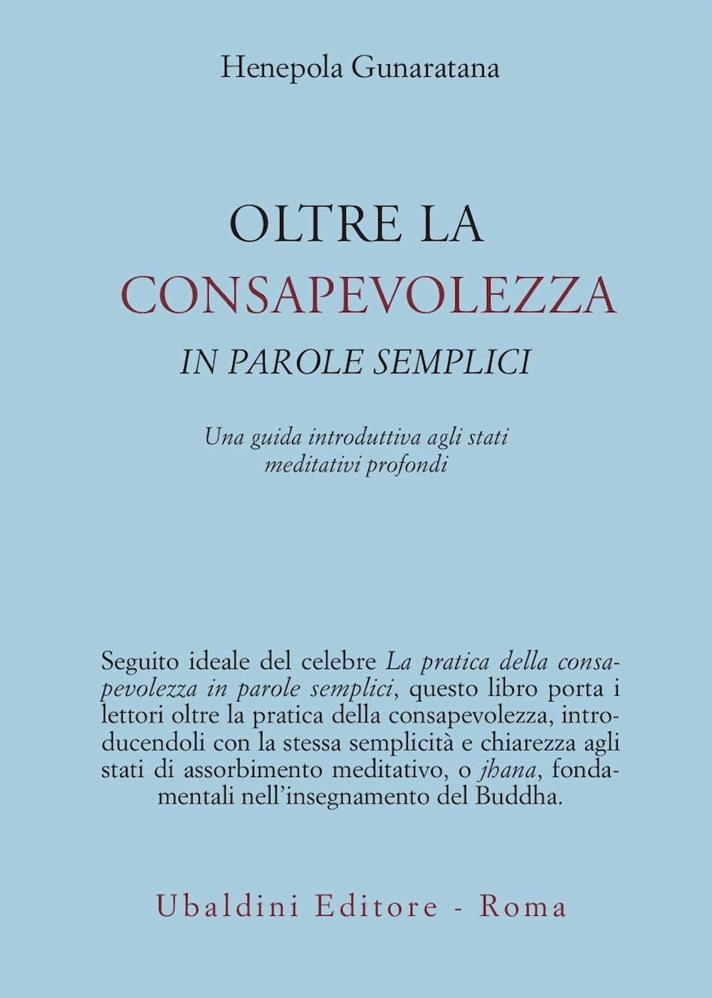 Oltre la consapevolezza in parole semplici book