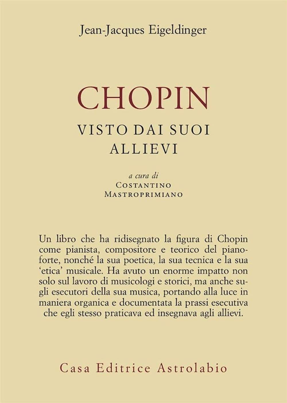 Chopin visto dai suoi allievi book