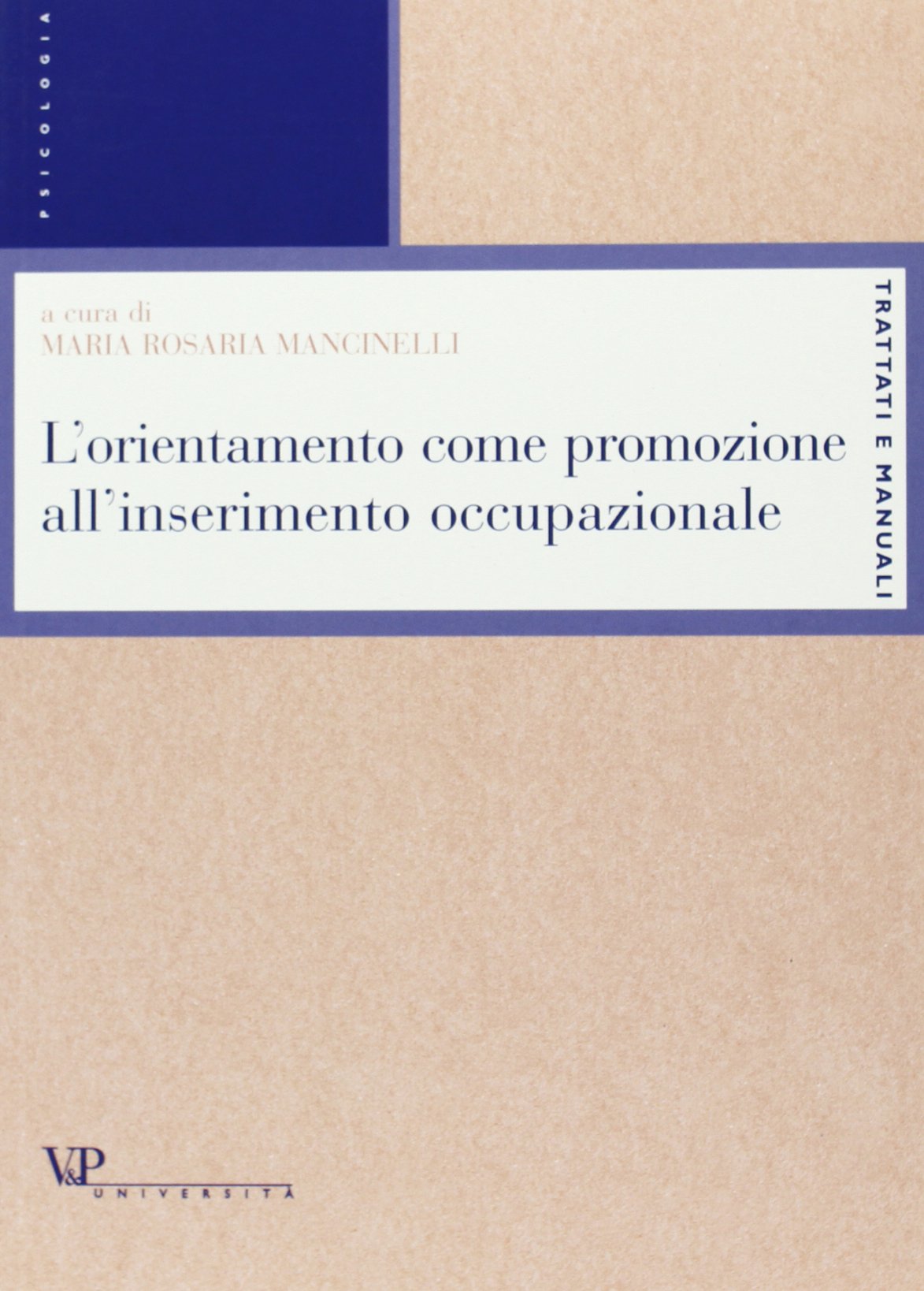 L'orientamento come promozione all'inserimento occupazionale book