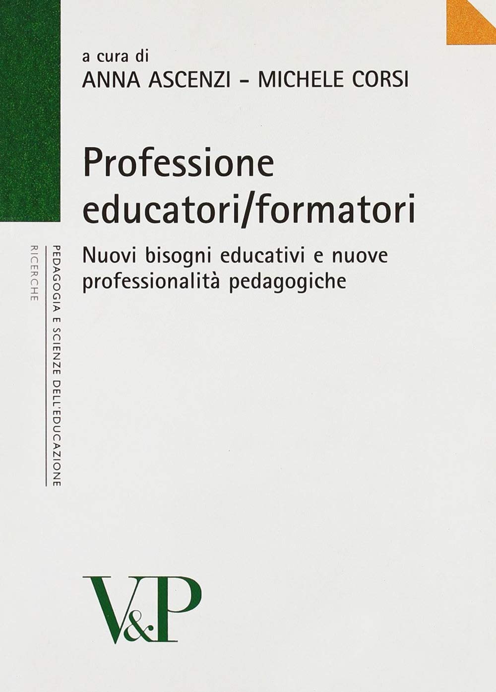 Professione educatori/formatori. Nuovi bisogni educativi e nuove professionalità pedagogiche book
