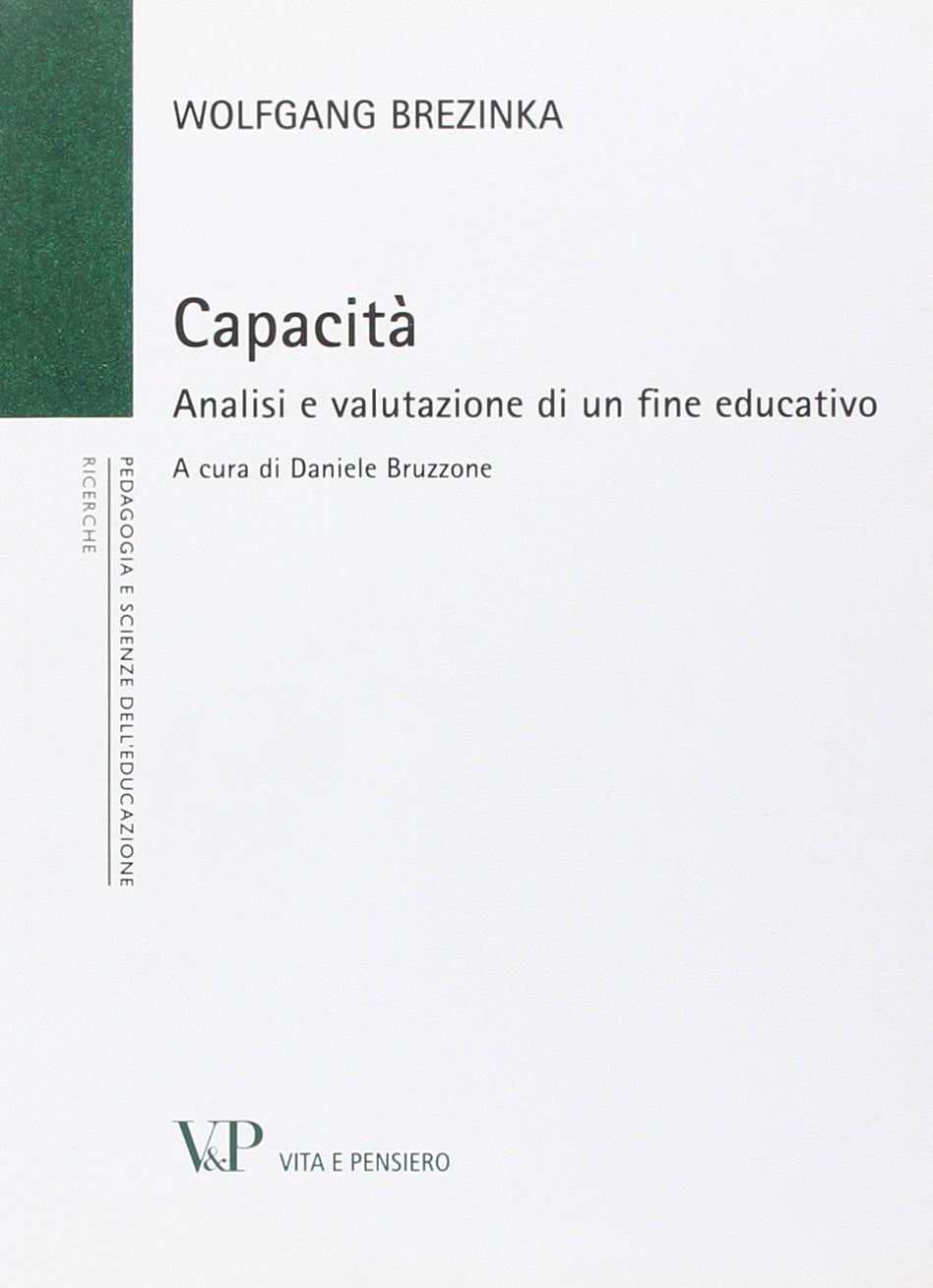 Capacità. Analisi e valutazione di un fine educativo book