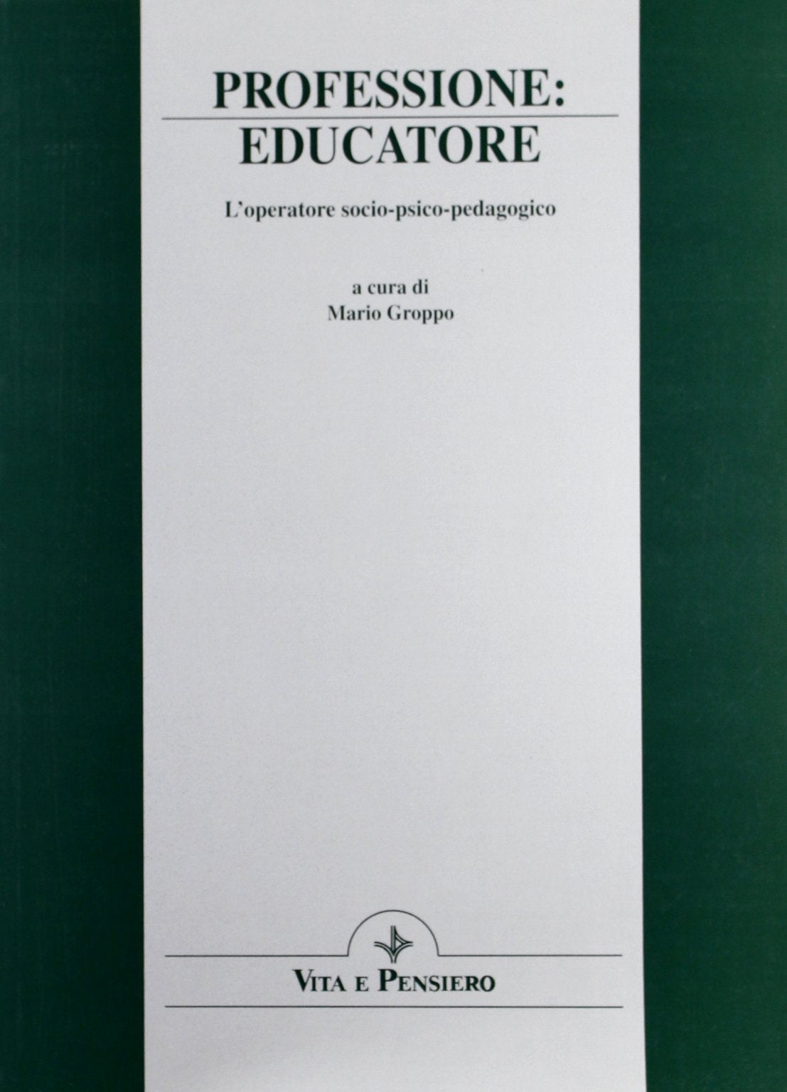 Professione: educatore. L'operatore socio-psico-pedagogico book