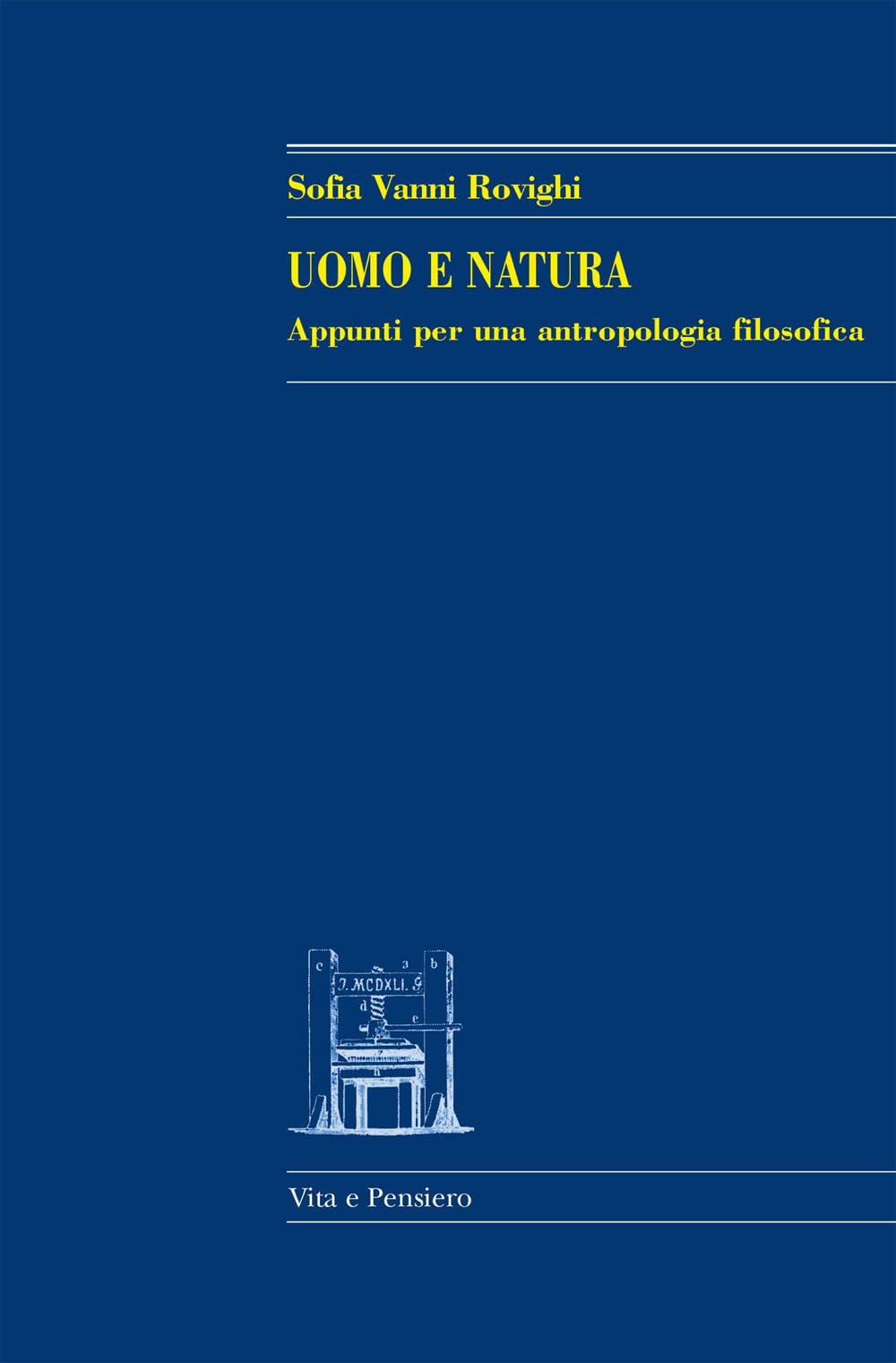 Uomo e natura. Appunti per una antropologia filosofica book