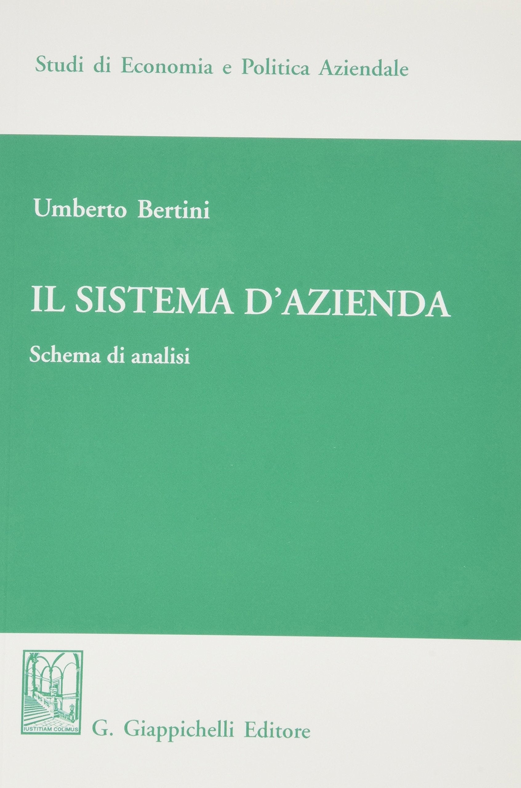 Il sistema d'azienda. Schema di analisi book