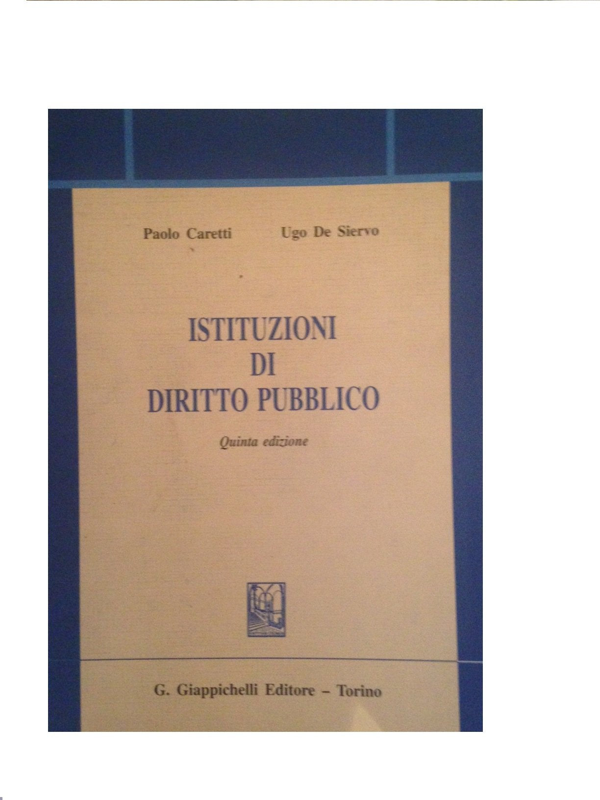 Istituzioni di diritto pubblico book