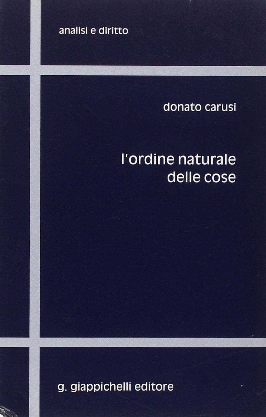 L'ordine naturale delle cose book