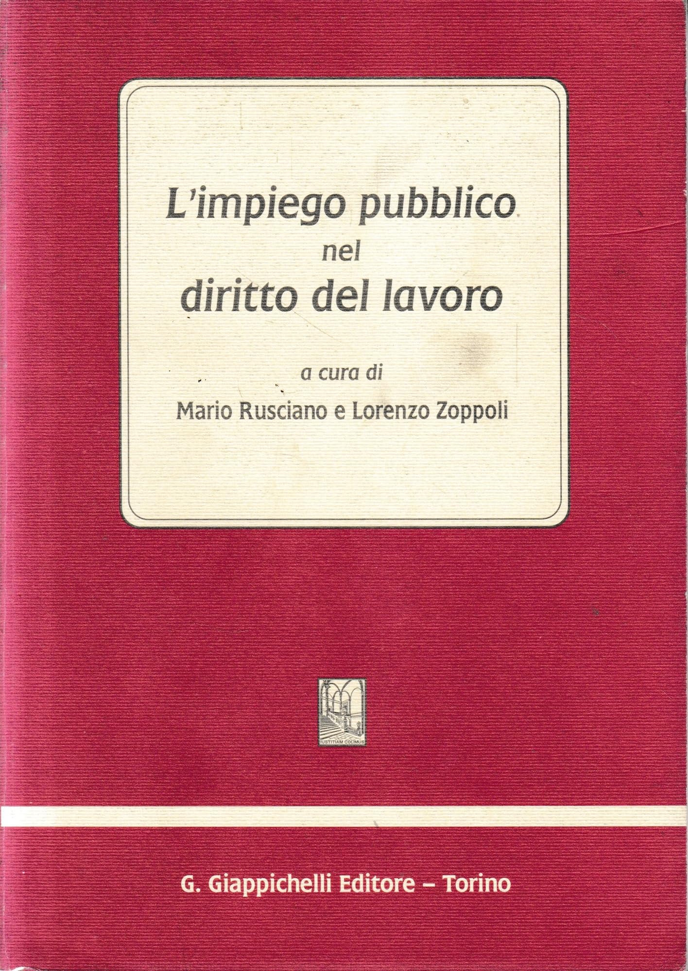 L'impiego pubblico nel diritto del lavoro Law