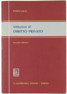 Istituzioni di diritto privato Law