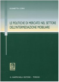 Le politiche di mercato nel settore dell'intermediazione mobiliare Books