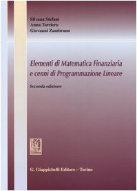 Elementi di matematica finanziaria e cenni di programmazione lineare Business, Finance & Career