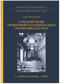 La tutela dei diritti dell'uomo e dei principi democratici nelle relazioni della comunità e dell'unione europea con gli Stati ACP (Univ.Perugia-Dip. diritto pubblico) Social Sciences