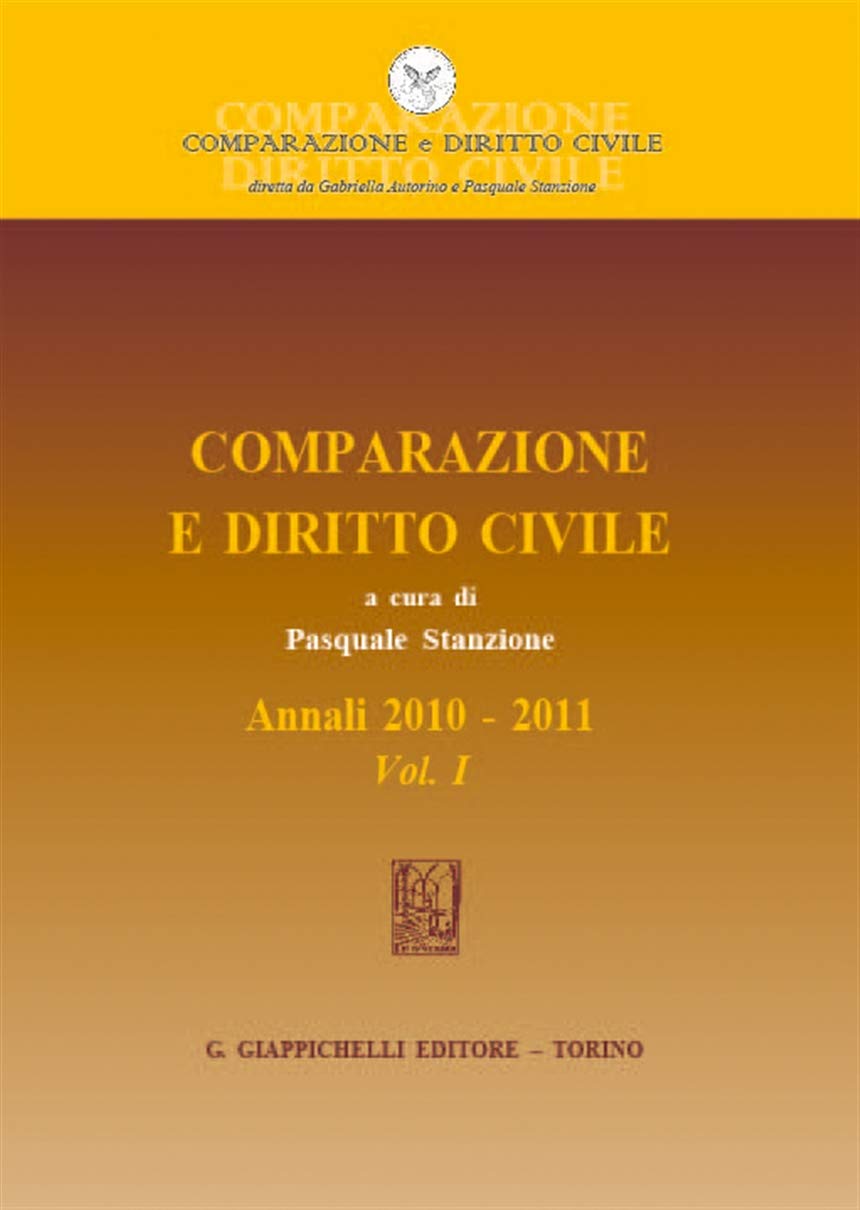 Comparazione e diritto civile. Annali. 2010-2011 (Vol. 1) book