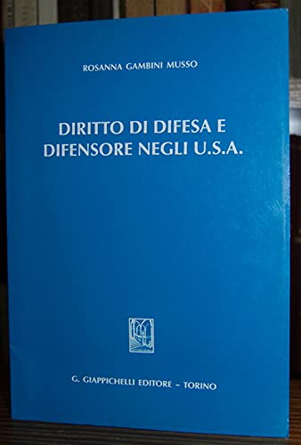 Diritto di difesa e difensore negli Usa Law