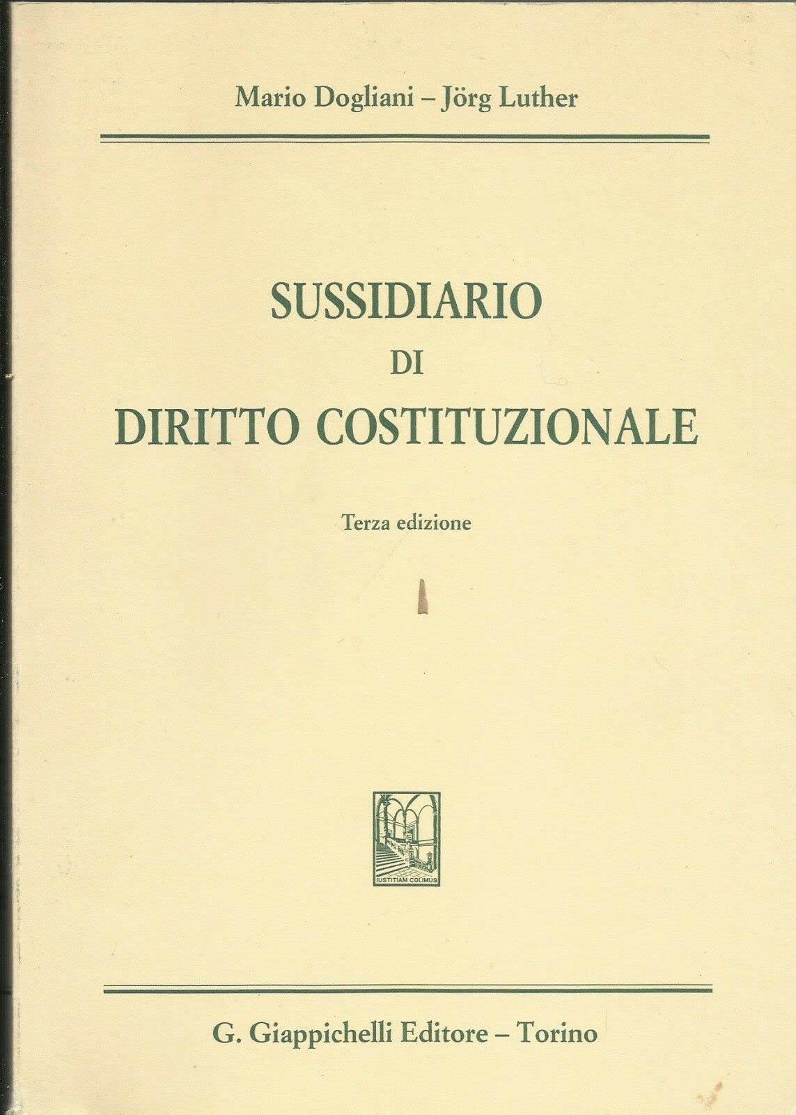 Sussidiario di diritto costituzionale Law