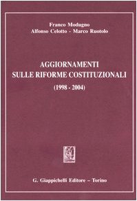 Aggiornamenti sulle riforme costituzionali (1998-2004) Law