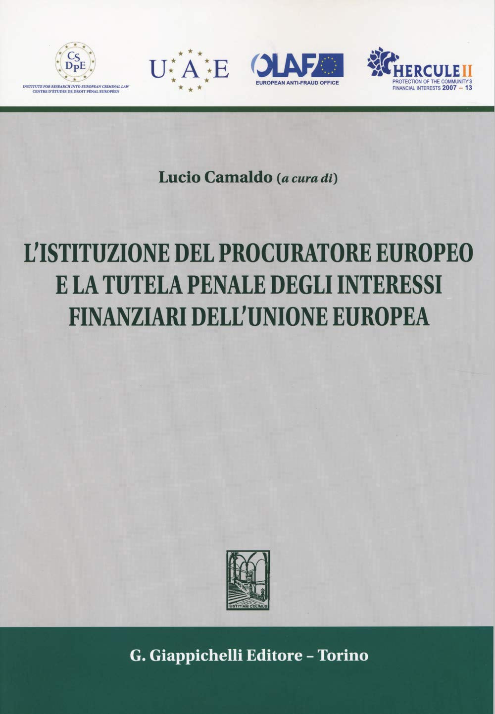 L'istituzione del procuratore europeo e la tutela penale degli interessi finanziari dell'Unione Europea (Centro studi dir. pen. europeo. Quaderni) Law