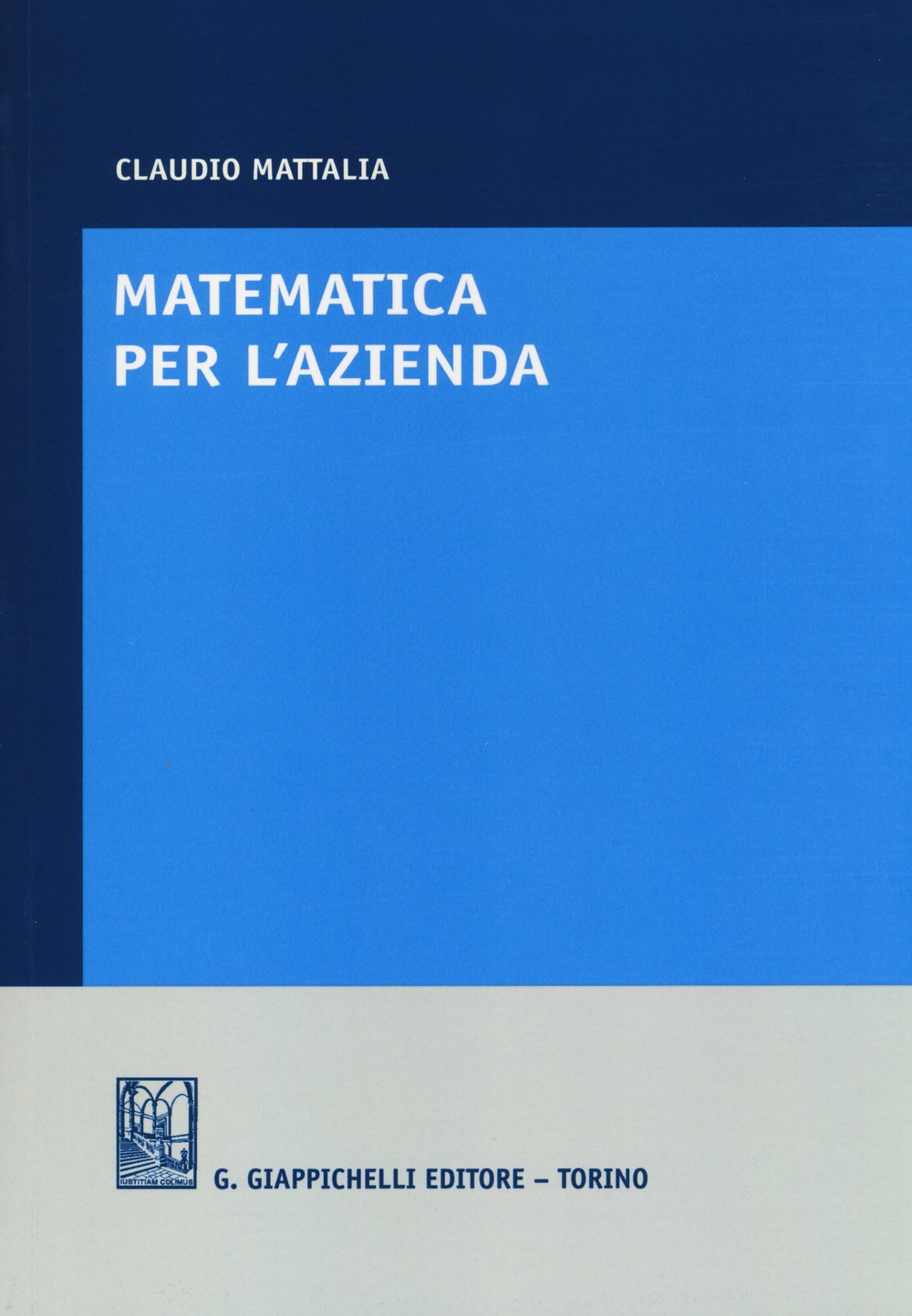 Matematica per l'azienda book