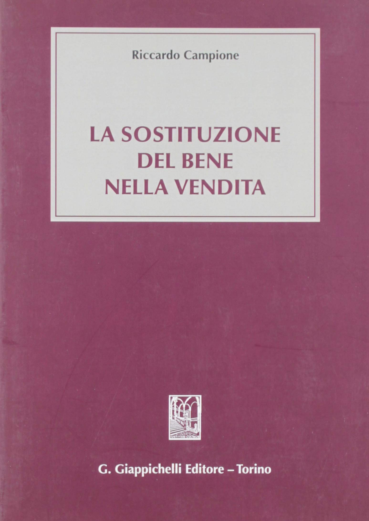 La sostituzione del bene nella vendita Law