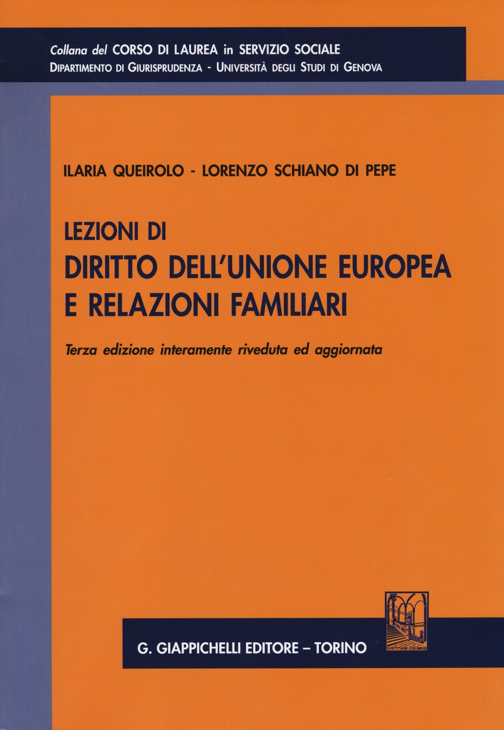 Lezioni di diritto dell'Unione Europea e relazioni familiari book