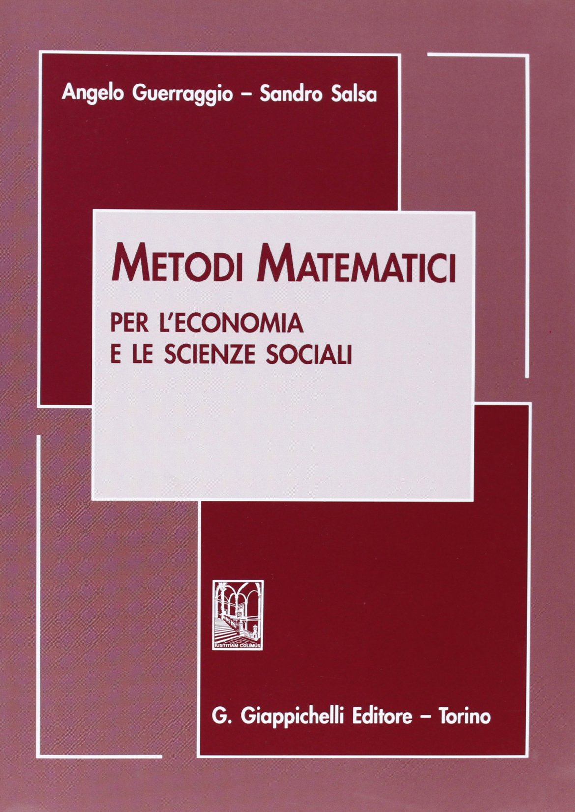 Metodi matematici per l'economia e le scienze sociali book